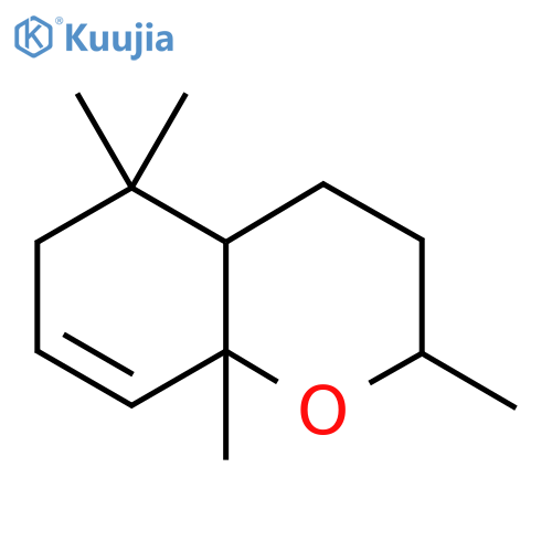 (2alpha,4Aalpha8aalpha)-3,4,4a,5,6,8a-Hexahydro-2,5,5,8a-tetramethyl-2H-1-benzopyran structure