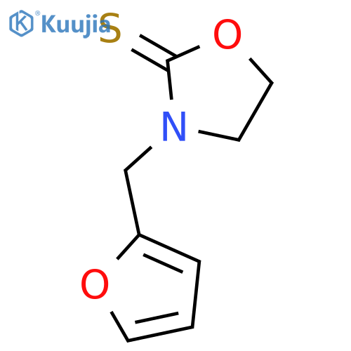 2-Oxazolidinethione, 3-(2-furanylmethyl)- structure