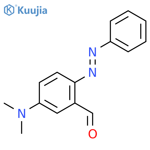 BENZALDEHYDE, 5-(DIMETHYLAMINO)-2-(PHENYLAZO)- structure
