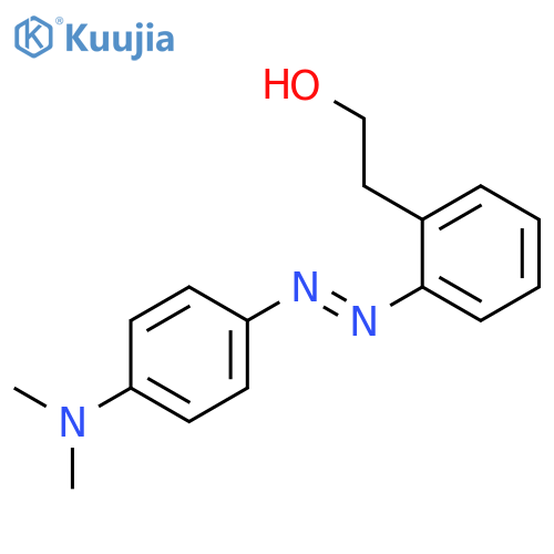 BENZENEETHANOL, 2-[[4-(DIMETHYLAMINO)PHENYL]AZO]- structure