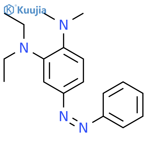 1,2-BENZENEDIAMINE, N2,N2-DIETHYL-N1,N1-DIMETHYL-4-(PHENYLAZO)- structure