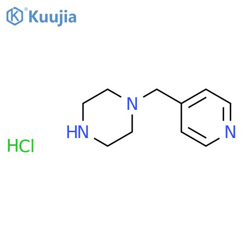 1-(Pyridin-4-ylmethyl)piperazine hydrochloride structure