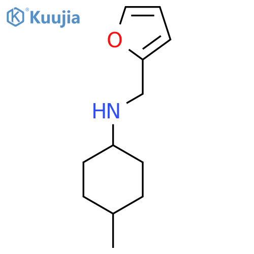 N-(furan-2-ylmethyl)-4-methylcyclohexan-1-amine structure