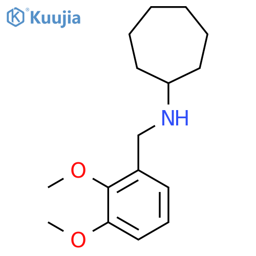 N-(2,3-Dimethoxybenzyl)cycloheptanamine structure