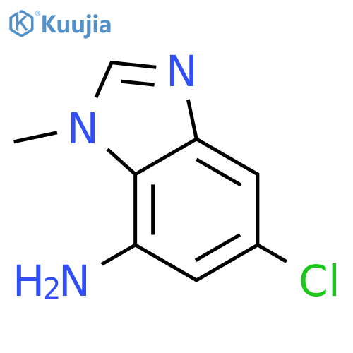 1H-Benzimidazol-7-amine,5-chloro-1-methyl-(9CI) structure