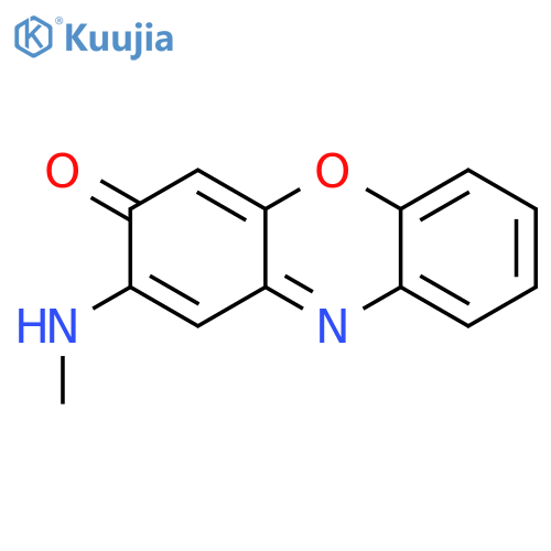 2-methylamino-3H-phenoxazin-3-one structure