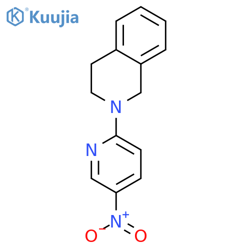 2-(5-Nitropyridin-2-yl)-1,2,3,4-tetrahydroisoquinoline structure