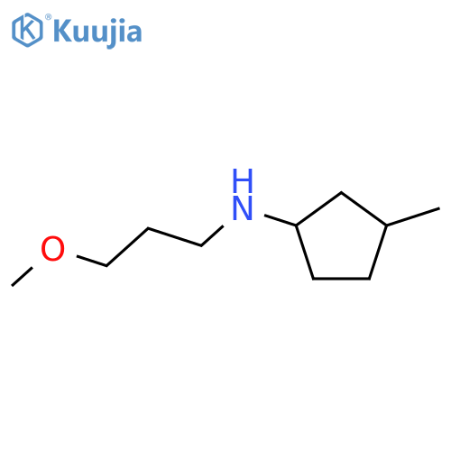 N-(3-methoxypropyl)-3-methylcyclopentan-1-amine structure