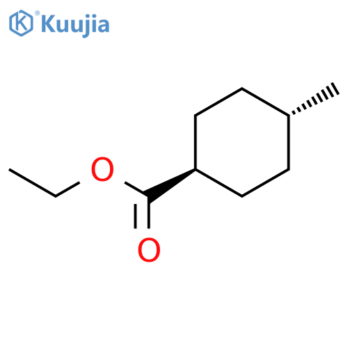 Cyclohexanecarboxylic acid, 4-methyl-, ethyl ester, trans- structure