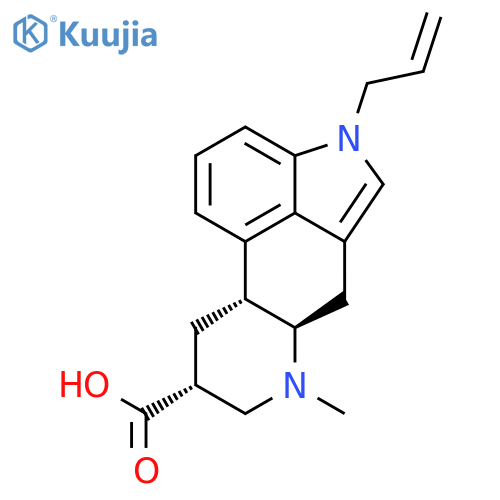 Ergoline-8-carboxylic acid, 6-methyl-1-(2-propenyl)-, (8b)- structure