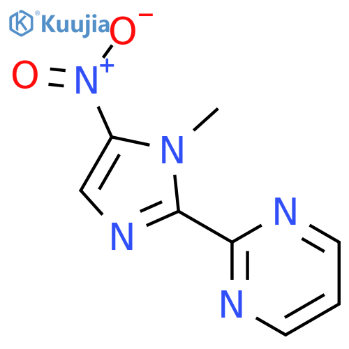 Methyl-5-nitro-2-(2'-pyrimidyl)imidazole structure