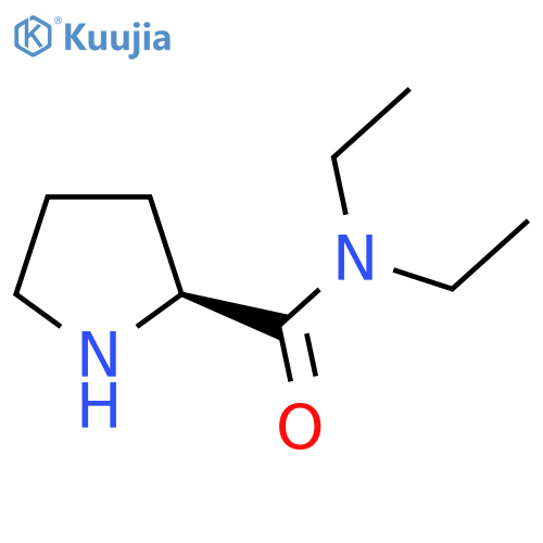2-Pyrrolidinecarboxamide, N,N-diethyl-, (2S)- structure