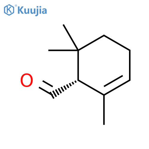 2-Cyclohexene-1-carboxaldehyde, 2,6,6-trimethyl-, (1R)- structure
