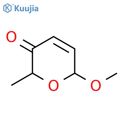 6-Methoxy-2-methyl-2H-pyran-3(6H)-one structure