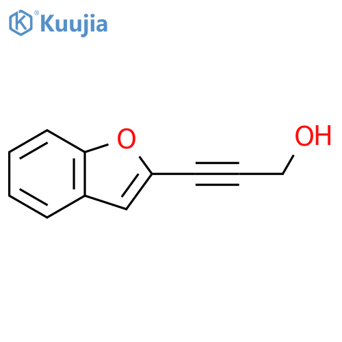 3-(2-benzofuranyl)-2-Propyn-1-ol structure
