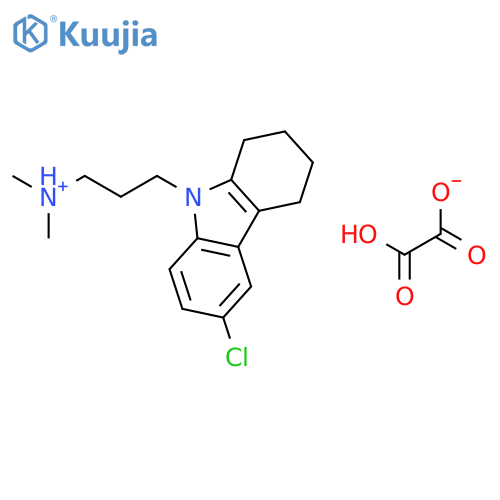 Carbazole, 1,2,3,4-tetrahydro-6-chloro-9-(3-dimethylaminopropyl)-, oxalate structure
