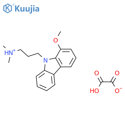 Carbazole, 9-(3-dimethylaminopropyl)-1-methoxy-, oxalate structure