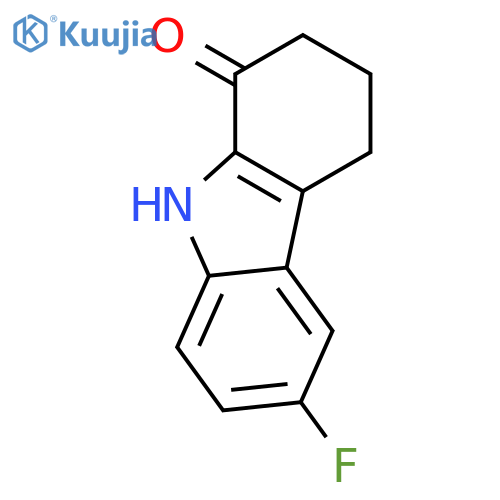 6-fluoro-2,3,4,9-tetrahydro-1H-Carbazol-1-one structure
