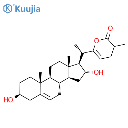 3,16-Dihydroxycholesta-5,22-dien-26,22-olide; (3β,16α,25ξ)-form structure