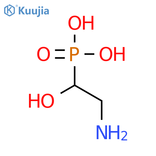 (2-amino-1-hydroxyethyl)phosphonic acid structure