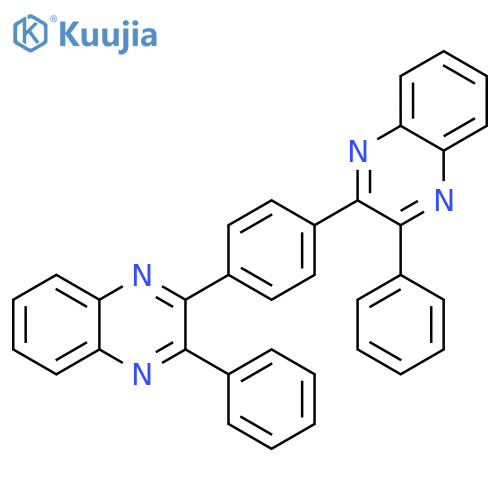 Quinoxaline,2,2'-(1,4-phenylene)bis[3-phenyl- structure