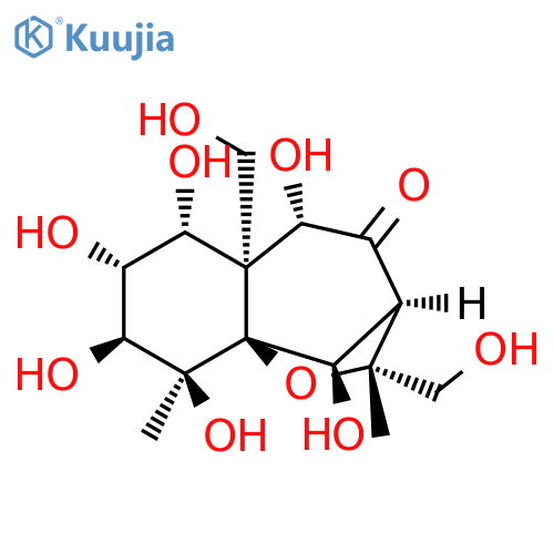 4H-3,9a-Methano-1-benzoxepin-4-one, octahydro-5,6,7,8,9,10-hexahydroxy-2,5a-bis(hydroxymethyl)-2,9-dimethyl-, (2R,3R,5S,5aS,6R,7R,8S,9S,9aS,10R)- (9CI) structure