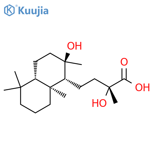 (2R)-4-[(1R,2R,4As,8aS)-2-hydroxy-2,5,5,8a-tetramethyl-3,4,4a,6,7,8-hexahydro-1H-naphthalen-1-yl]-2-hydroxy-2-methylbutanoic acid structure