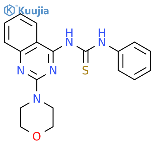N-[2-(Morpholin-4-yl)quinazolin-4-yl]-N'-phenylthiourea structure