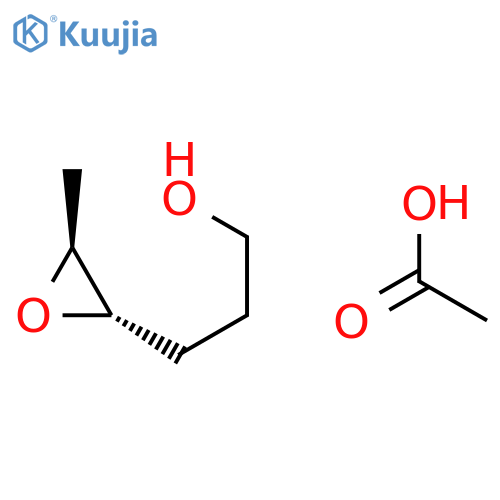 Oxiranepropanol, 3-methyl-, acetate, trans- structure