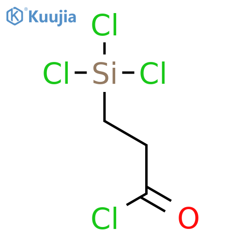 Propanoyl chloride, 3-(trichlorosilyl)- structure