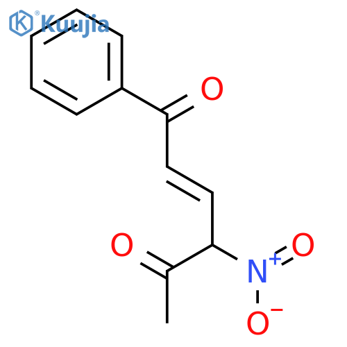 4-Nitro-1-phenylhex-2-ene-1,5-dione structure