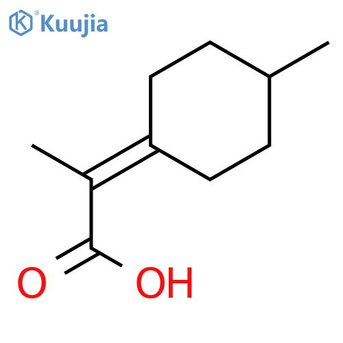 Propanoic acid, 2-(4-methylcyclohexylidene)- structure