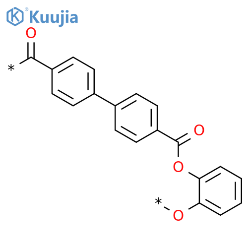 Poly(oxy-1,2-phenyleneoxycarbonyl[1,1'-biphenyl]-4,4'-diylcarbonyl) structure