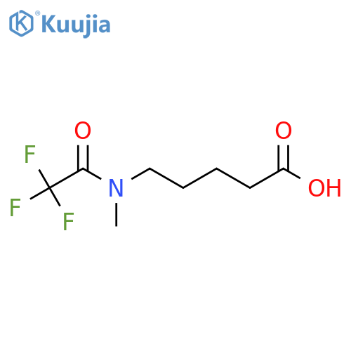 5-(2,2,2-trifluoro-N-methylacetamido)pentanoic acid structure