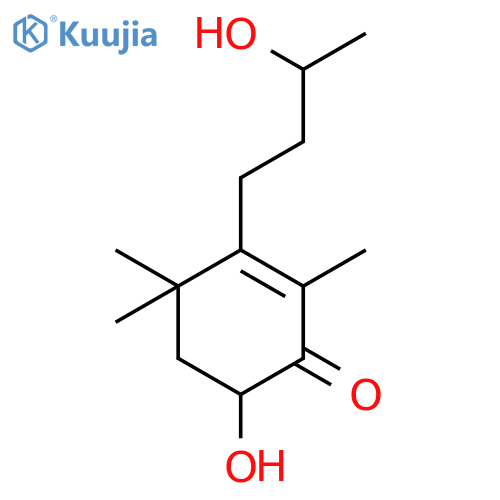 2-Cyclohexen-1-one, 6-hydroxy-3-(3-hydroxybutyl)-2,4,4-trimethyl- structure