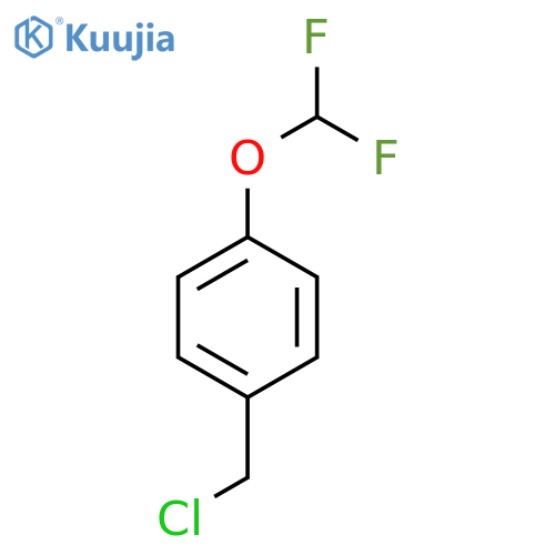 1-(chloromethyl)-4-(difluoromethoxy)benzene structure