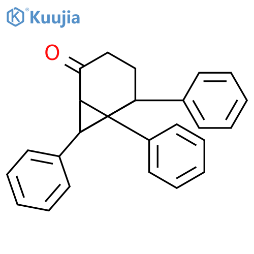 Tricyclo[4.1.0.02,7]heptan-3-one, 1,6,7-triphenyl- structure