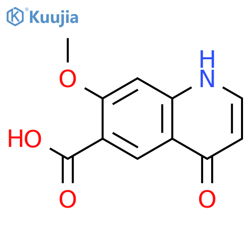 7-Methoxy-4-oxo-1,4-dihydroquinoline-6-carboxylic acid structure