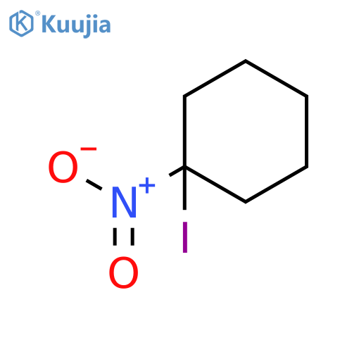 Cyclohexane, 1-iodo-1-nitro- structure