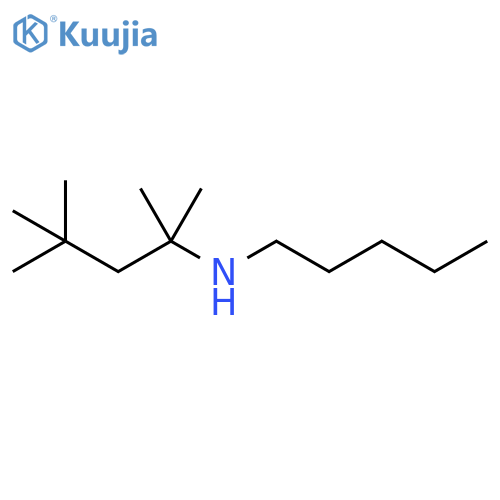 1-Pentanamine, N-(1,1,3,3-tetramethylbutyl)- structure