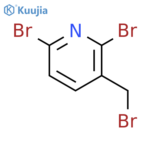 2,6-dibromo-3-(bromomethyl)pyridine structure