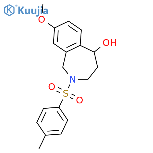 1H-2-Benzazepin-5-ol,2,3,4,5-tetrahydro-8-methoxy-2-[(4-methylphenyl)sulfonyl]- structure