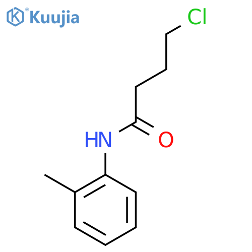 4-Chloro-N-(2-methylphenyl)butanamide structure