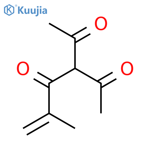 5-Hexene-2,4-dione, 3-acetyl-5-methyl- structure