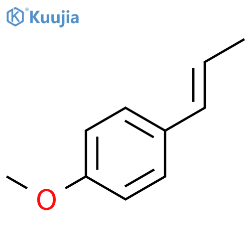1-Methoxy-4-(1E)-1-propen-1-ylbenzene structure