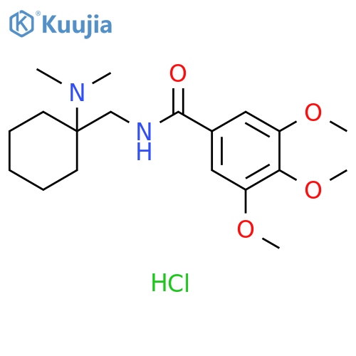 N-[[1-(dimethylamino)cyclohexyl]methyl]-3,4,5-trimethoxybenzamide hydrochloride structure