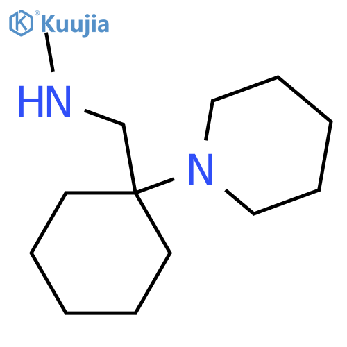 N-methyl-N-(1-piperidin-1-ylcyclohexyl)methylamine structure