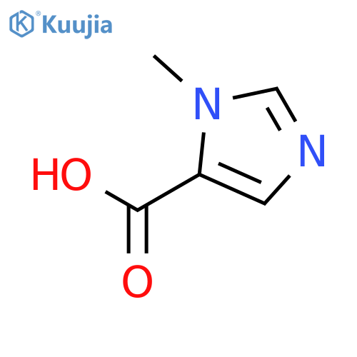 1-Methyl-1H-imidazole-5-carboxylic acid structure