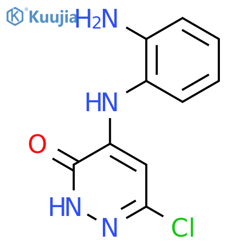 4-((2-Aminophenyl)amino)-6-chloropyridazin-3(2H)-one structure