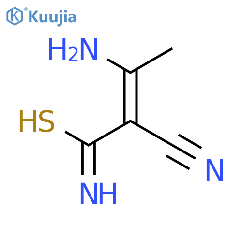3-aMino-2-cyanobut-2-enethioaMide structure